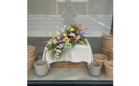 Artificial Floral Arrangement Realistic Look Artificial Flower Arrangement Authentic Petals Fake Flower Bouquet for Brides, Wedding, Party