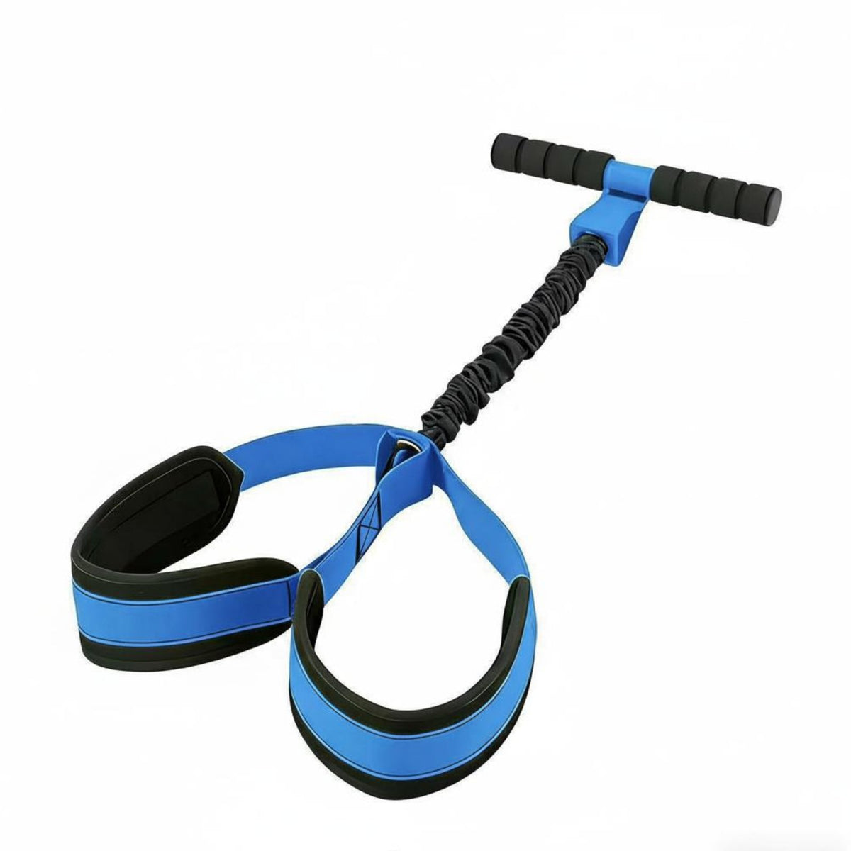 Multifunctional Pedal Resistance Band Multifunction Sit-up Pull Rope Full Body Workout Foot Pedal Puller Non-Slip for Beginners, Women, Home Gym, Travel