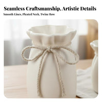 Flower Vase Lightweight Nordic Design Flower Pot for Desktop, Living Room, Bookshelf
