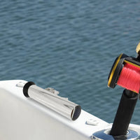 Adjustable Rod Holder Stainless Steel Boat Rod Holder Mirror Polished Finish Marine Fishing Pole Bracket for Anglers