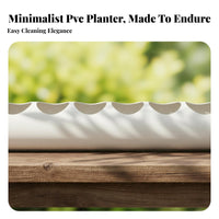 Space-Saving Railing Planter Box Multi-Functional Flower Pot Decorative Hydroponic System Creative Design for Apartment Dwellers, DIY Decorators, Balcony, childergarten, Windowsill, Patio