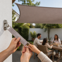 Outdoor 420D Oxford Cloth Sun Shade Sail for Patio and Garden