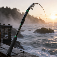Carbon Fiber Telescopic Sea Fishing Rod for Long-Distance Casting