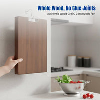 Antibacterial Walnut Cutting Board, Microbial Resistant, Thickened, Dense Wood, Kitchen Chopping Board, Family Use