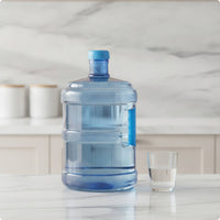 Water Storage Bottle Food-Grade Water Jug with Handle Screw Cap BPA Container for Office