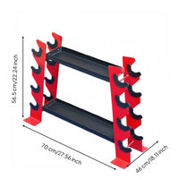 Dumbbell Rack Space Saving Dumbbell Storage Rack Easy to Adjust Weights Tree for Fitness Enthusiasts