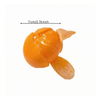 Slow Rebound Orange Squishy Segmented Peeled Orange Toy Soft