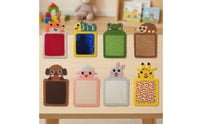 8 Pieces Colorful Felt Sensory Pad Mixed Colors Sensory Pad with Sequins for Playroom