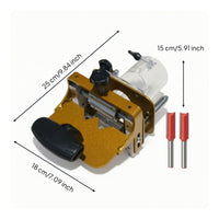 Woodworking Jig with Router Bits Adjustable Router Milling Groove Bracket