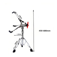 Rubber Feet Adjustable Tripod Drum Stand Portable Drum Pad Mount Stand Stable Music Gear Tooltool-Less Assembly