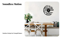 Silent Movement Coffee Art Wall Clock Easy to Read Kitchen Themed Wall Clock Battery Operated 7 Color Options for Homeowners, Gift Givers, Cafe, Living Room, Restaurant