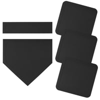 5 Pieces Rubber Throw down Bases Portable Baseball Base Set Flexible Baseball Field Plates for Coaches, Teachers, Backyard Games