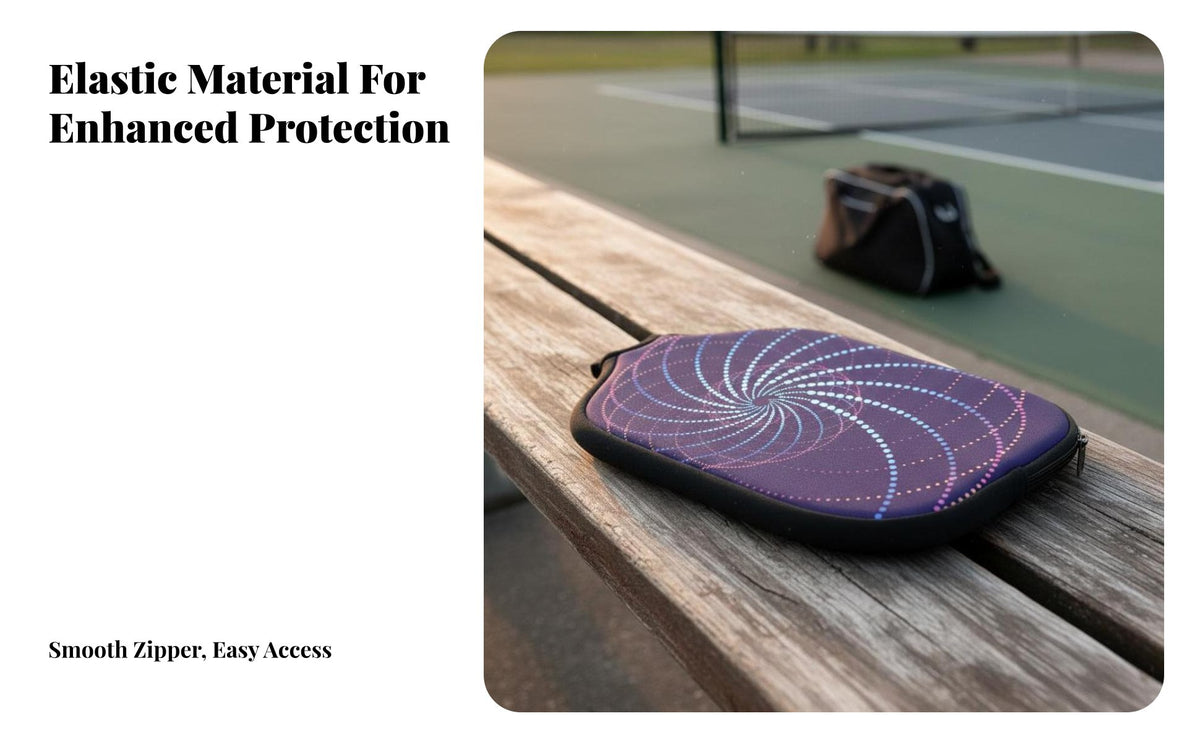 Safeguarding Pickleball Paddle Cover Full Protection Neoprene Racket Sleeve Scratch Resistant Neoprene Paddle Sleeve Long-Lasting for Athletes, Adults, Seniors, Outdoor, Travel