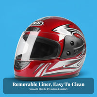 Full-Coverage Headgear Removable and Washable Liner Full Face High-Impact-Deflective Outer Covering Secure Headwear for Adults, Commuting