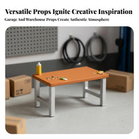 1:64 Scale Scene Table Model High Detailed Repair Shop Diorama Model Realistic Details Miniature Diorama Figure for Hobbyists, Adults, Sand Table Layouts
