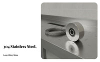 Wire Rope Guide Bearing Wheel Rustproof Stainless Steel V-Channel Pulley U-Channel Track Wheel