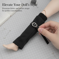 BJD Doll Leg Warmers with Straps for 30-60cm Dolls