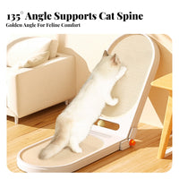 L-Shaped Cat Scratcher Multi-Functional Vertical Cat Scratcher Multifunctional Pet Supplies for Living Room, near Sofa, Against Walls