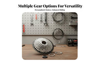 Mountain Bike 9 Speed Cassette Smooth Gear Changing 9 Speed Bike Cassette Precision Machined Mountain Bike Complimentary Wheel for Cyclists
