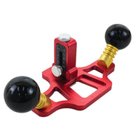 Aluminum Alloy Bottom Cleaning Plane Lightweight Adjustable Slotting Plane Manual Control Handheld Grooving Tool Precision for Carpentry, Workshop