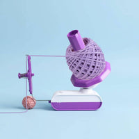 Time-Saving USB Yarn Winding Machine Compact Design Electric Yarn Winder Large Capacity Craft Tool Anti-Tangling for Knitters, Crocheters, Knitting Projects, Home Crafting