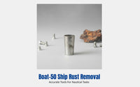 Handheld Electric Rust Remover for Marine Use, Flexible Shaft, Heavy Duty, Deck Cleaning Tool