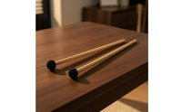 Slender Mallets with Wooden Shafts Straight Mallets with Flat Heads Long-Lasting Percussion Sticks Wear-Resistant for Marching Band