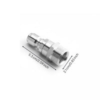 Stainless Steel Quick Connect Fitting Rust Resistant for Car Detailers