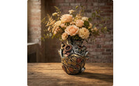 Steampunk Heart Vase Vintage Gear-Heart Vase Decorative Display