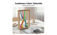 Rope Untangling Game Develops Thinking Wooden String Puzzle Made of Wood Wooden String Teaser for Young Children, Playroom, Classroom