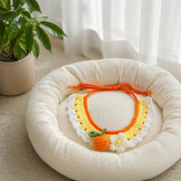Cat Collar, Pet Collar, Knit, Cute Fruit Design, Adjustable 25-28cm