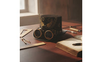Steampunk Top Hat Retro-Fantasy Top Hat with Goggles Felt-Like for Cosplayers, Theater Performances