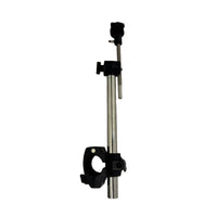 Quick-Release Cymbal Stand Rod with Adapter Electronic Cymbal Rod with Clamp Metal Hardware Silver for Practice Rooms