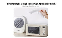 Dustproof Disposable Appliance Cover Thickened Material Clear Dust Protector Multi-Purpose for Homeowners, Renters, Kitchen, Home, Storage