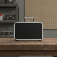 Aluminum Tool Box Sturdy Aluminum Aviation Case Lockable Tool Case Sturdy Design Safeguarding Equipment Briefcase Shock