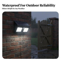Waterproof Solar Motion Sensor Wall Light Energy Saving Outdoor Solar Wall Light Easy Installation for Garden, Pathway, Garage