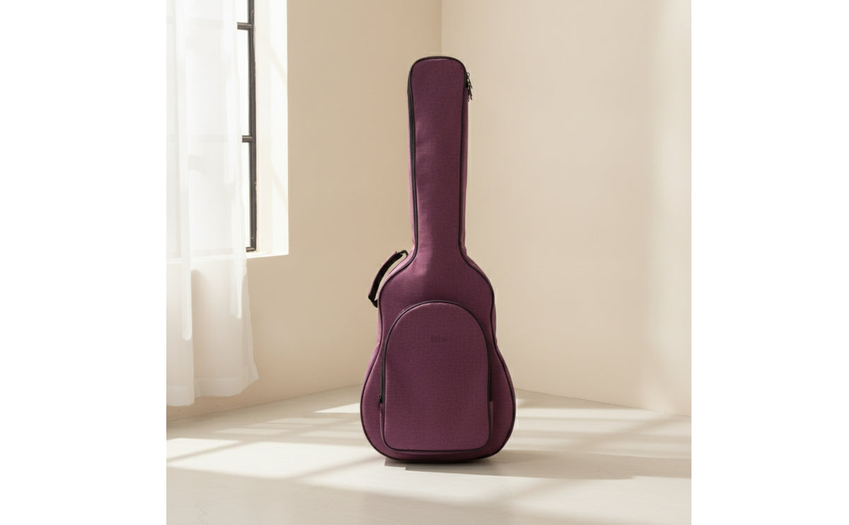 Folk Guitar Bag Padded Guitar Bag with Neck Strap Water Resistant Case for Guitarists, Students, Travel, Rehearsal