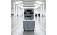 Evaporative Air Cooler with Wheels Industrial Evaporative Air Cooler Wheeled Mobile for Workshop, Factory