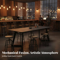 Sturdy Metal Frame utilitarian Dining Booth Set robustDuty Construction Pub Furniture Padded Upholstery Restaurant Seating with Backrest for Bar Owners, Cafe Proprietors, Homeowners, Bistro