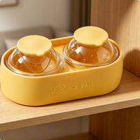 Celestial Design Ice Tray Dishwasher Safe Large Spirit Ice Sphere Tray Leak-Seal With Lid for Cocktails, Parties