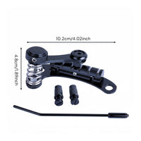 Jazz Guitar Tremolo Unit Electric Guitar Tremolo Bridge Replacement Part Vibrato Tailpiece Bridge for DIY Enthusiasts