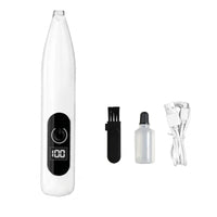 Rechargeable Paw Hair Trimmer LED Light Feline Paw Trimmer Digital Display Grooming Clipper Slim Pen-Like
