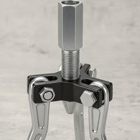Silver-Finished Bearing Removal Tool Metal Bearing Puller Organized Portable for Mechanics, Technicians, DIYers, Automotive Repair, Workshops, Maintenance