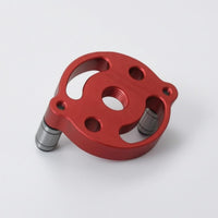 Anodized Aluminum Vertical Drill Hole Positioner Threaded Opening Vertical Drill Guide Lustrous Finish Woodworking Tool Metal Construction