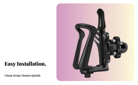 Motorcycle Cup Holder Drill Installation Motorcycle Drink Holder Universal Fit Cycle Water Bottle Mount for Cyclists, Commuters, City Commuting
