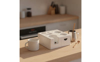 Espresso Accessory Base Countertop Espresso Workstation with Drawer Stable