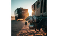 Keyed Trailer Coupler Lock with Keys Compact Trailer Coupler Lock Easy to Use Tamper-Resistant for Outdoor Storage