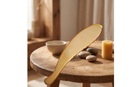Scalloped Brass Gua Sha Curved Gua Sha Board Easy to Clean Massager Beginner-Friendly