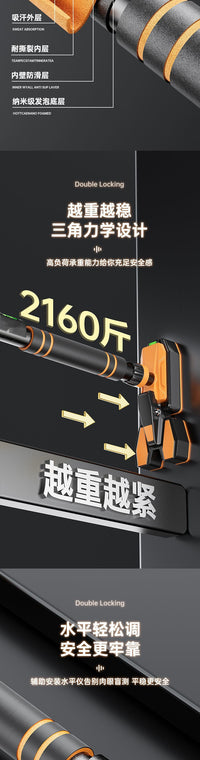 Doorway Pull-Up Bar for Home Use - No Drilling Required