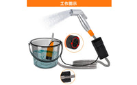 Electric Camping Shower Handheld Shower with Submersible Pump Chargeable for , Journeyers, Outdoor Washing, Car Trips